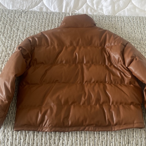 Meshki Brown Puffer Jacket - Picture 3 of 6
